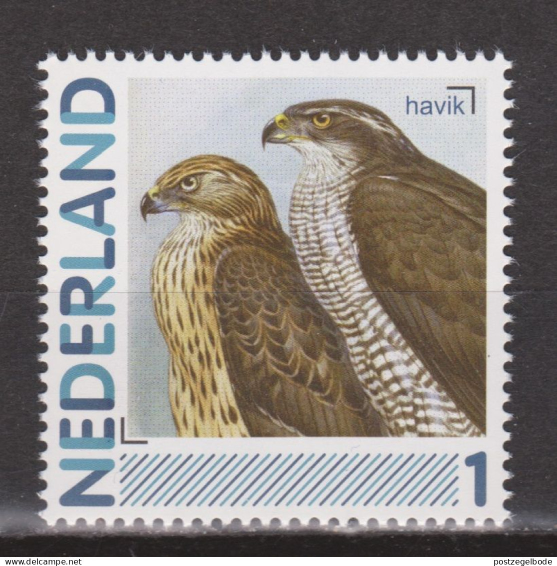 Nederland Netherlands Pays Bas MNH Roofvogel Oiseau De Proie Ave De Rapina Bird Of Prey Havik Goshawk Azor Autour - Eagles & Birds Of Prey