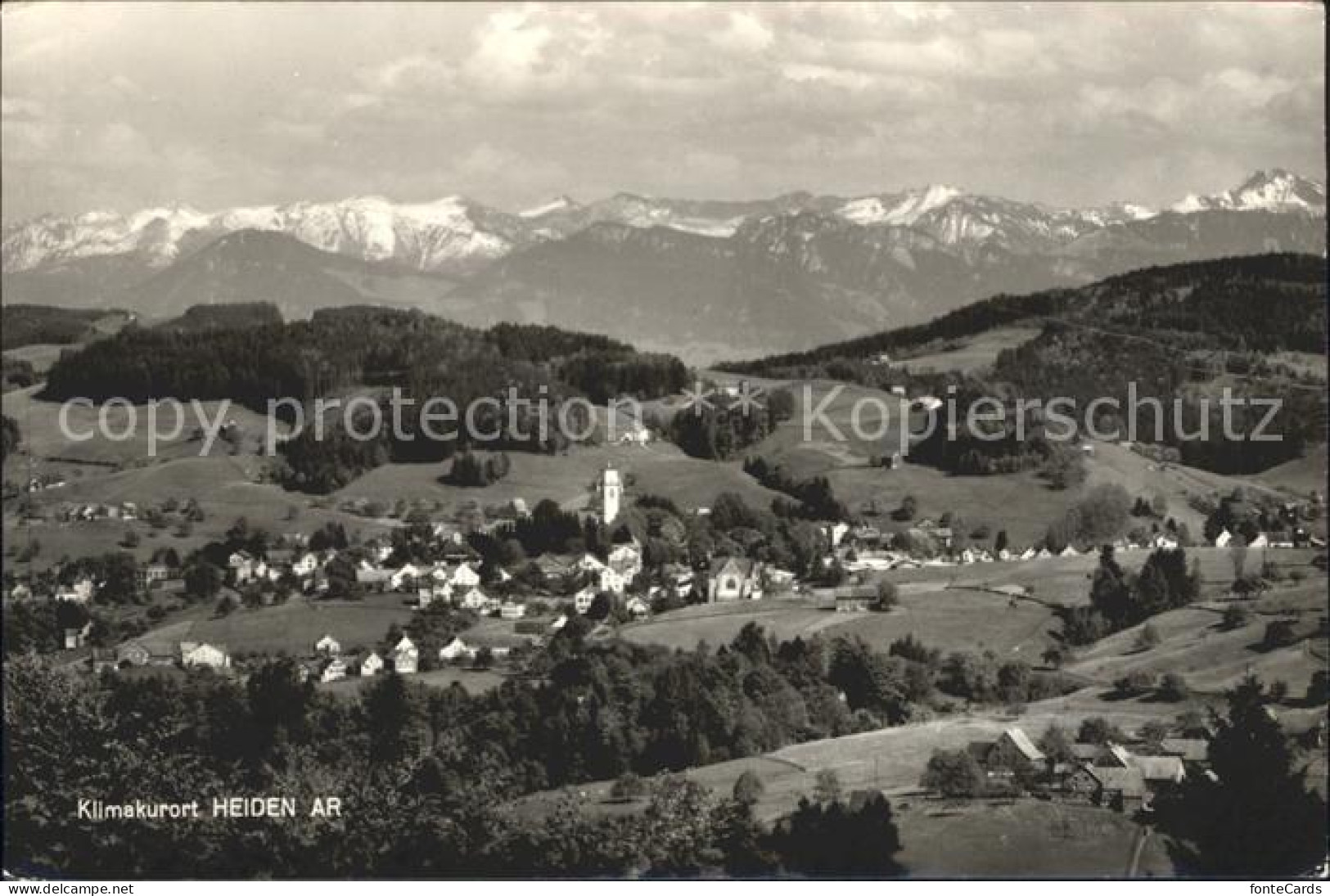 12019847 Heiden AR Gesamtansicht Klimakurort Mit Alpenpanorama Heiden - Otros & Sin Clasificación