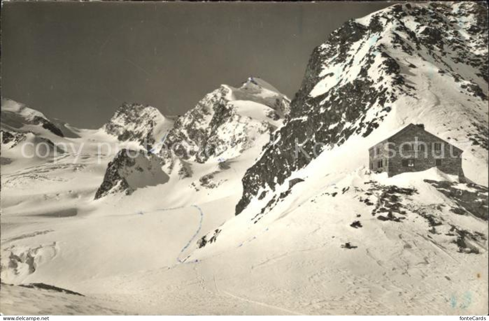 12019687 Saas-Fee Britanniahuette Berghaus Walliser Alpen Saas-Fee - Altri & Non Classificati