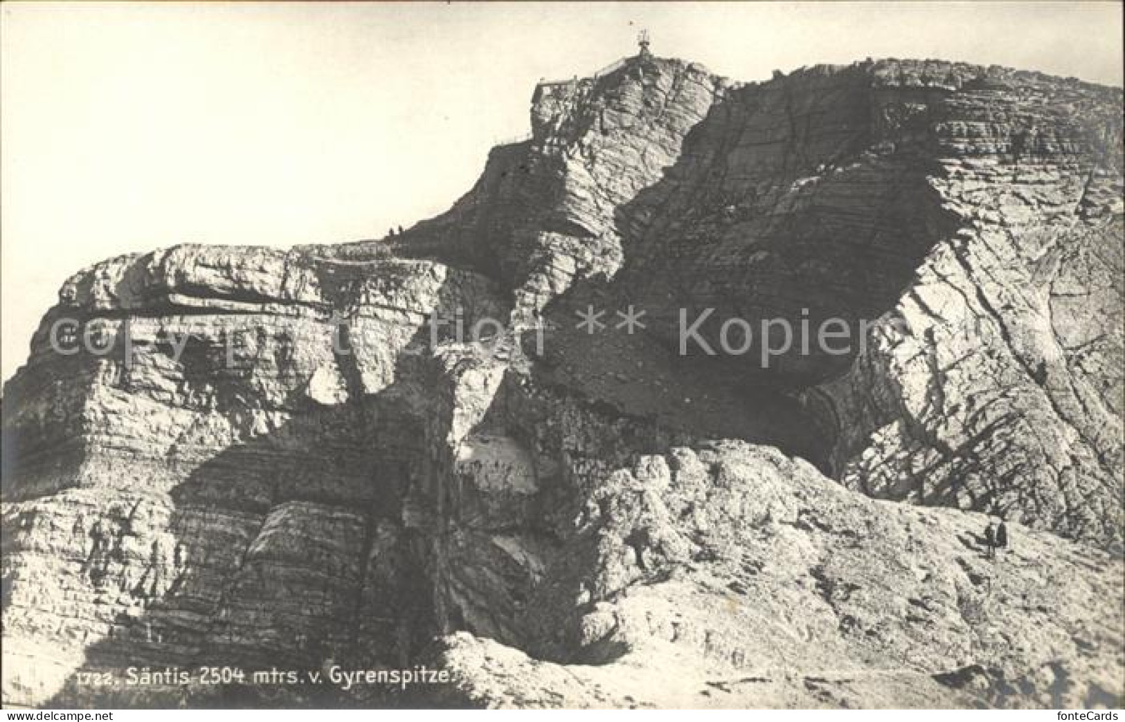 12019677 Saentis AR Von Gyrenspitze Gebirgspanorama Appenzeller Alpen Saentis AR - Andere & Zonder Classificatie