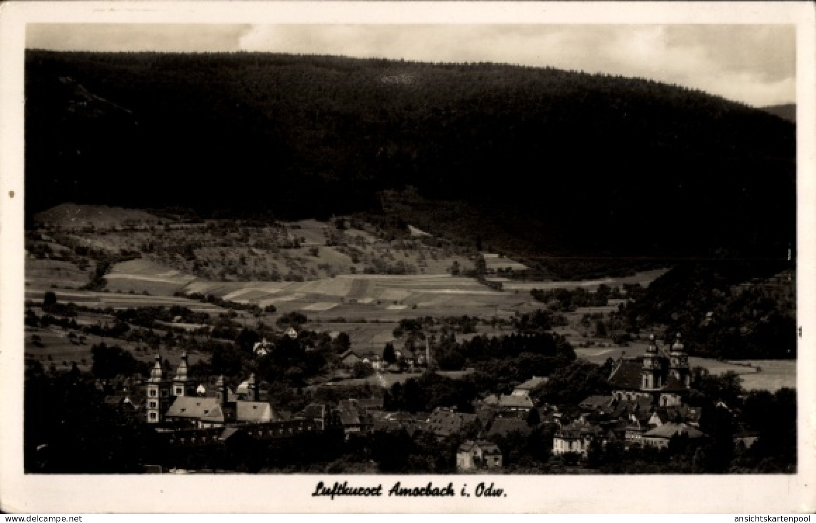 CPA Amorbach Im Odenwald Unterfranken, Panorama - Other & Unclassified