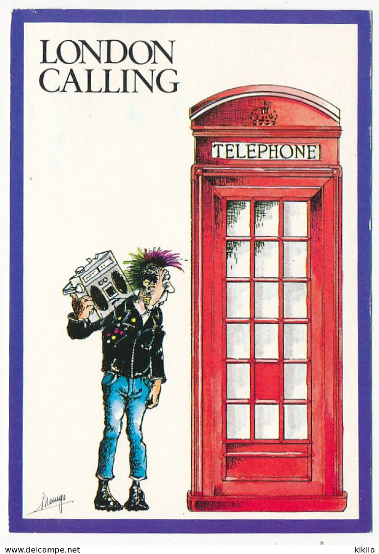 CPSM 10.5 X 15 Grande Bretagne Angleterre (244) LONDON Calling  L'appel De Londres  Cabine Téléphonique - Altri & Non Classificati