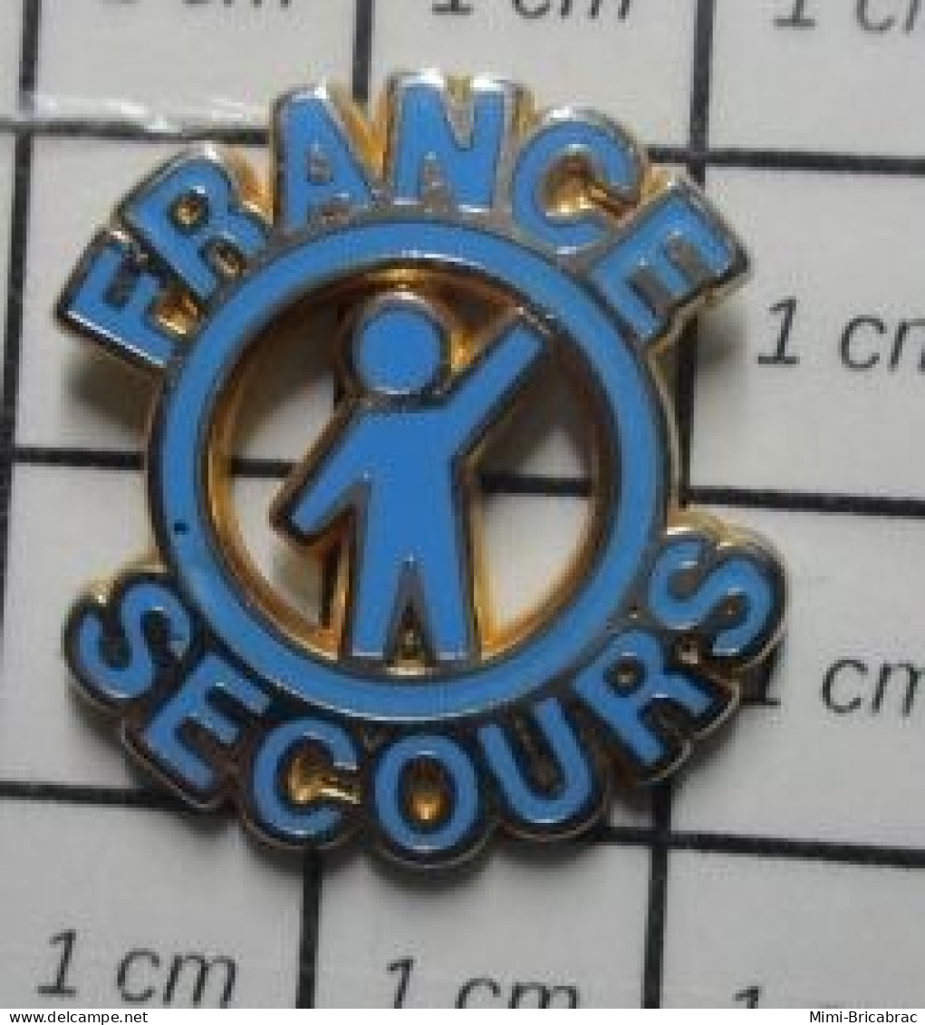 912B Pin's Pins / Beau Et Rare / MARQUES / FRANCE SECOURS Par DECAT - Trademarks