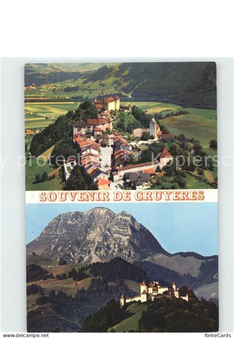 12015427 Gruyeres FR Schloss Und Staedtchen Gruyeres - Other & Unclassified