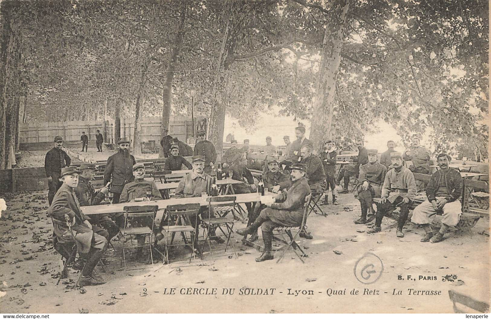 D9467 Lyon Le Cercle Du Soldat Quai De Retz - Altri & Non Classificati