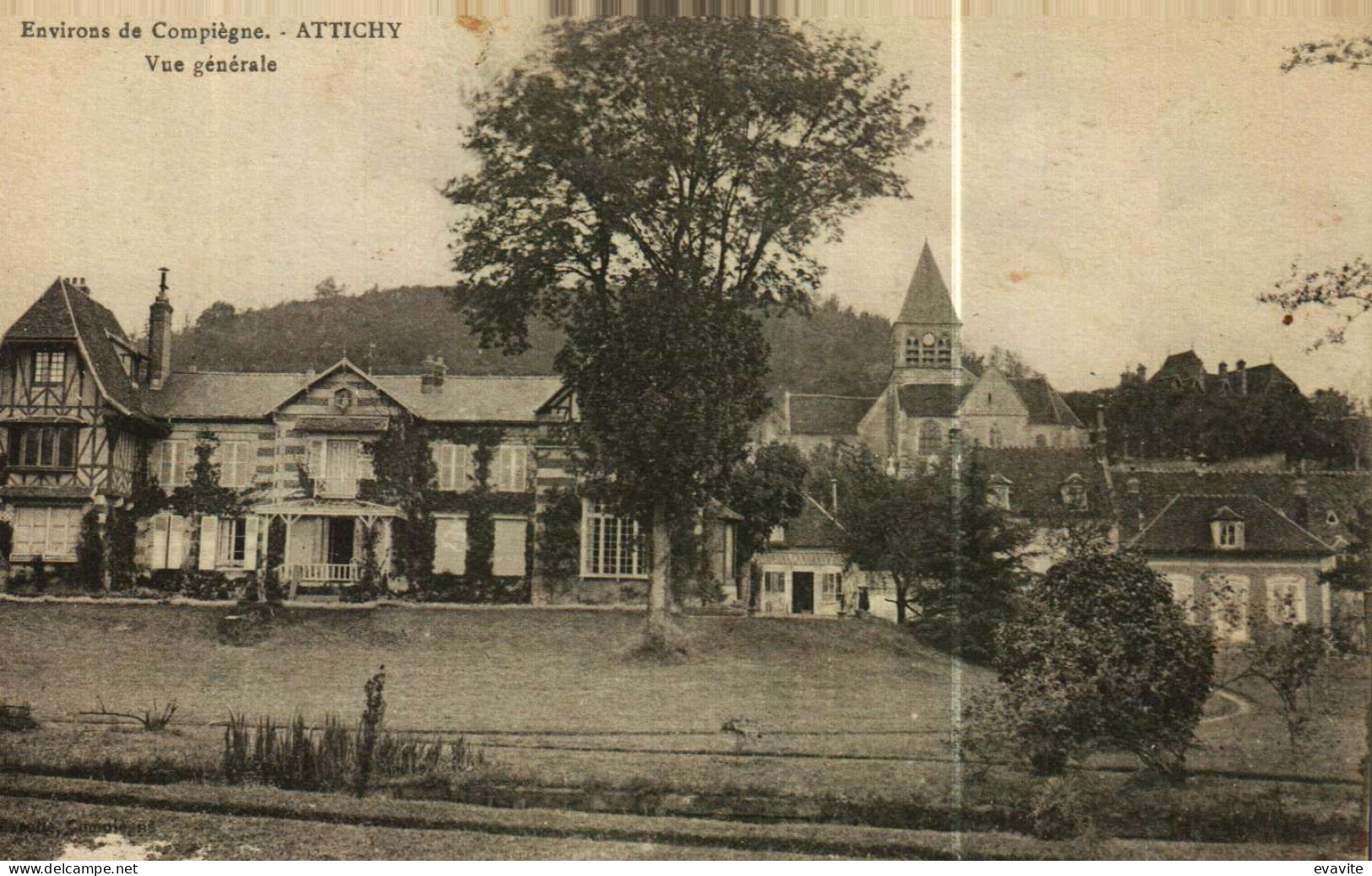 CPA   (60)     ATTICHY   Vue Générale - Attichy