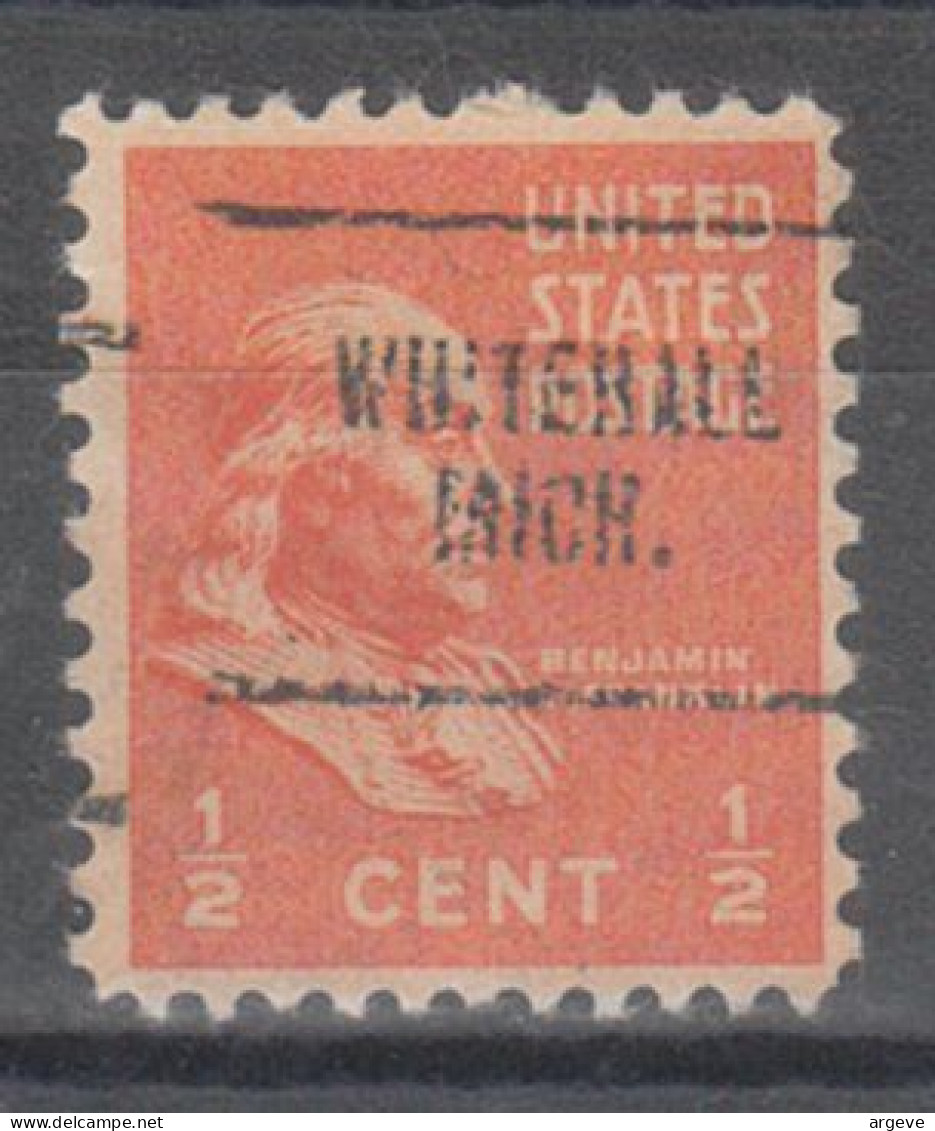 USA Precancel Vorausentwertungen Preo Locals Michigan, Whitehall 704 - Precancels