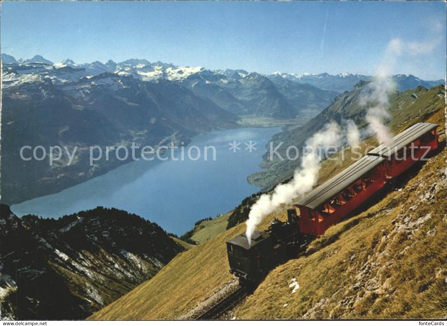 11956787 Brienz-Rothornbahn Brienzersee Berner Alpen Grosshorn Diablerets Brienz - Sonstige & Ohne Zuordnung