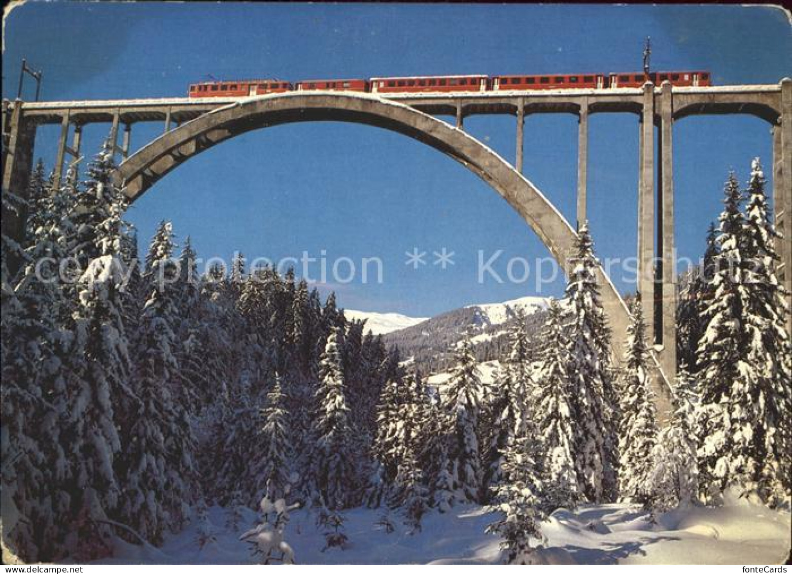 11956777 Rhaetische Bahn Chur-Arosa Langwieser Viadukt  - Altri & Non Classificati