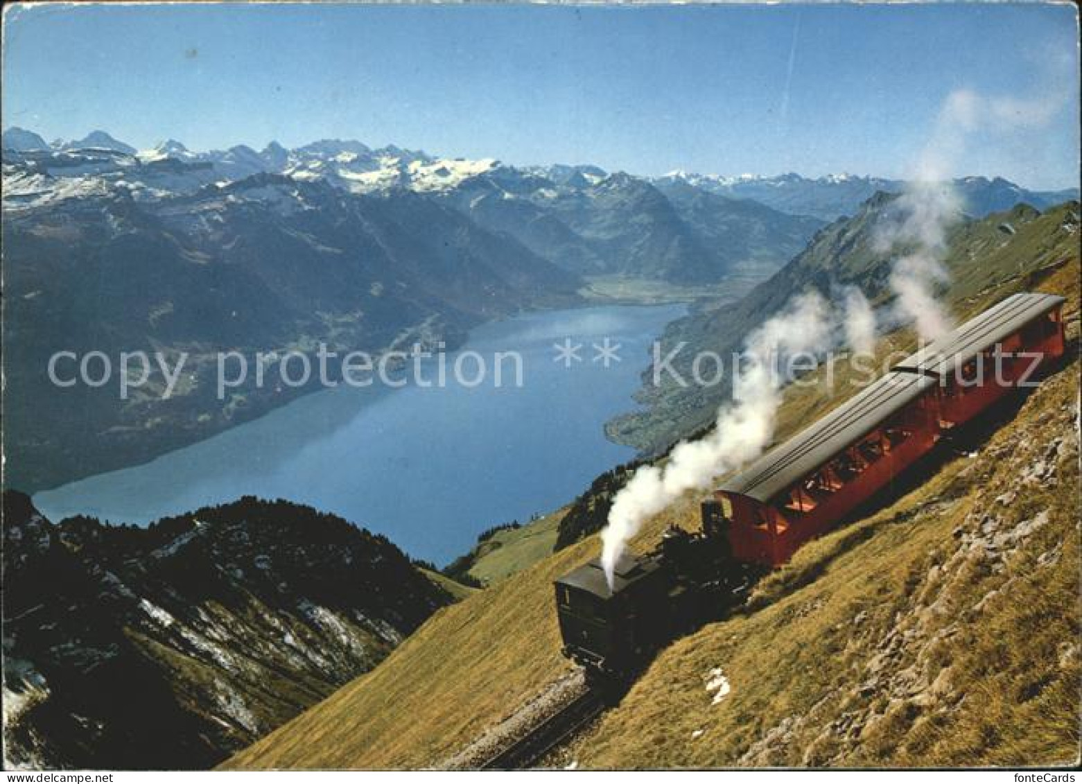 11953517 Brienz-Rothornbahn Brienzersee Berner Alpen Grosshorn Diablerets Brienz - Autres & Non Classés