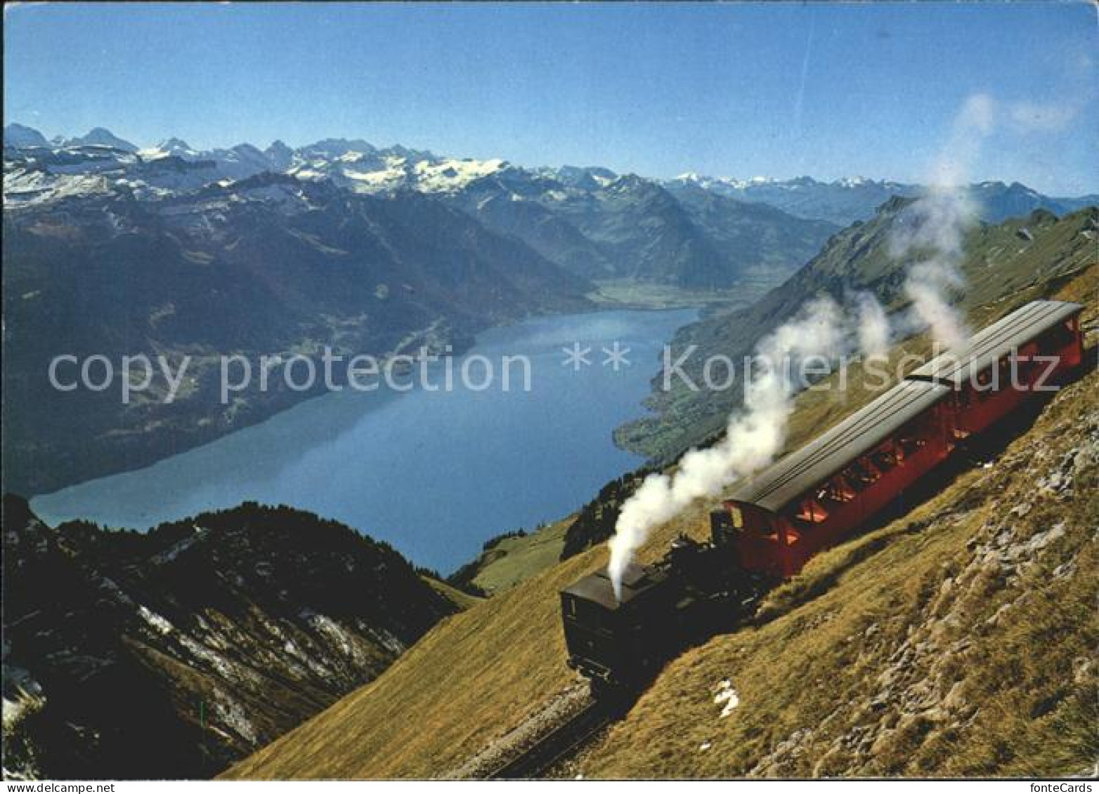 11947717 Brienz-Rothornbahn Brienzersee Berner Alpen Grosshorn Diablerets Brienz - Autres & Non Classés