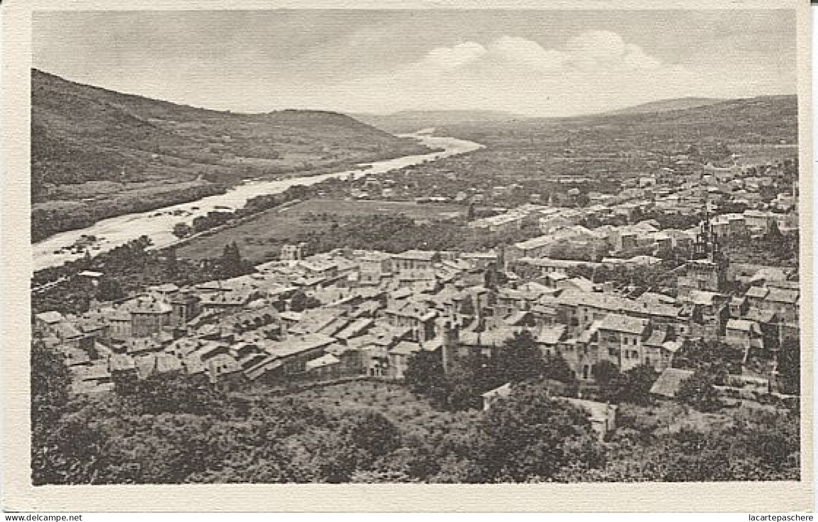 X123532 DROME NYONS VUE GENERALE ET LA VALLEE DE L' AYGUES - Nyons