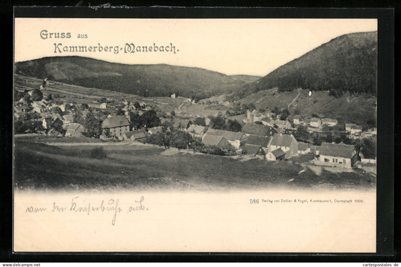 AK Kammerberg-Manebach, Totalansicht Aus Der Vogelschau  - Other & Unclassified