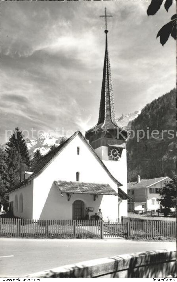 11943177 Kandersteg BE Kirche Bluemlisalp Kandersteg - Altri & Non Classificati