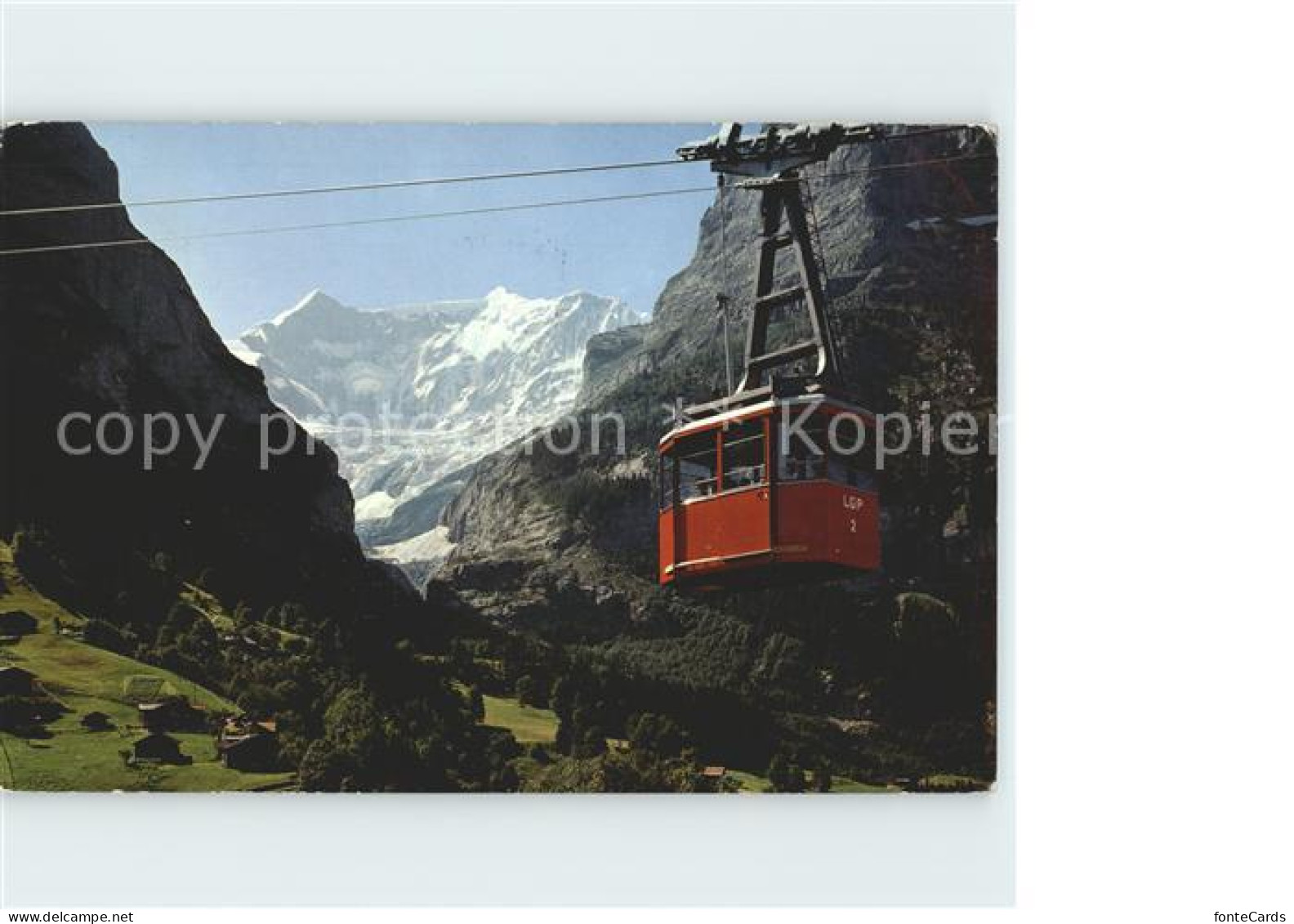 11942197 Grindelwald Luftseilbahn Pfingstegg Fiescherhoerner Berner Alpen Grinde - Sonstige & Ohne Zuordnung