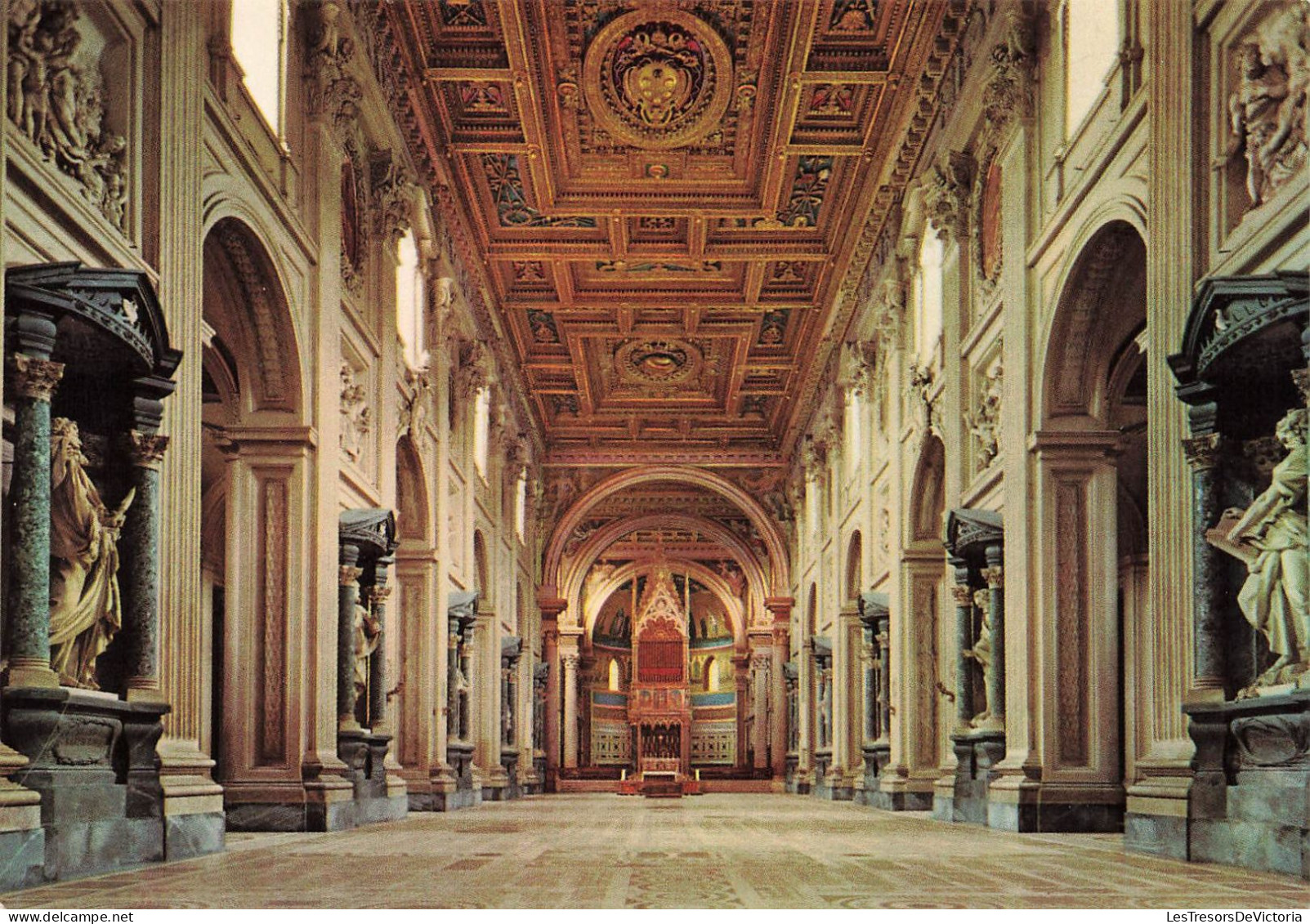 ITALIE - Roma - Basilica S. Giovanni In Laterano - Navata Centrale - Carte Postale - Andere Monumenten & Gebouwen