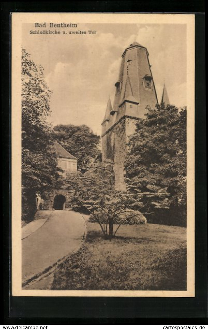 AK Bad Bentheim, Schlosskirche Und Zweites Tor  - Bentheim