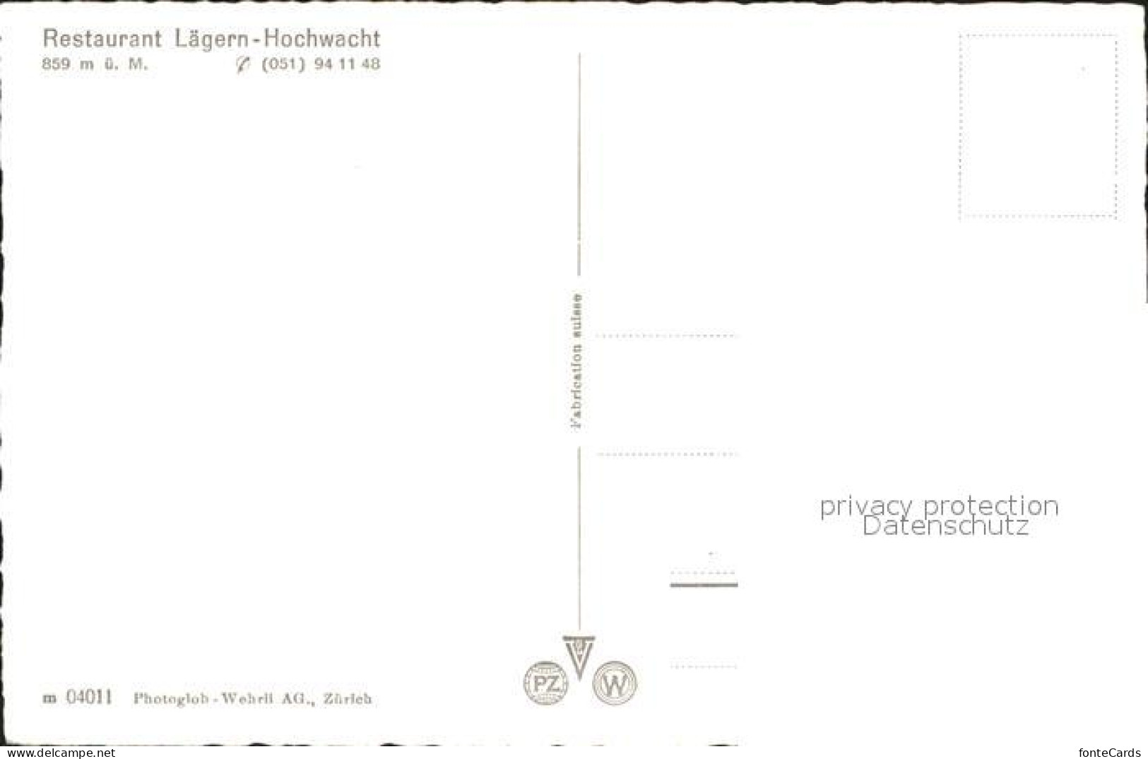 11939087 Boppelsen Restaurant Laegern Hochwacht Schweizer Flagge Boppelsen - Autres & Non Classés