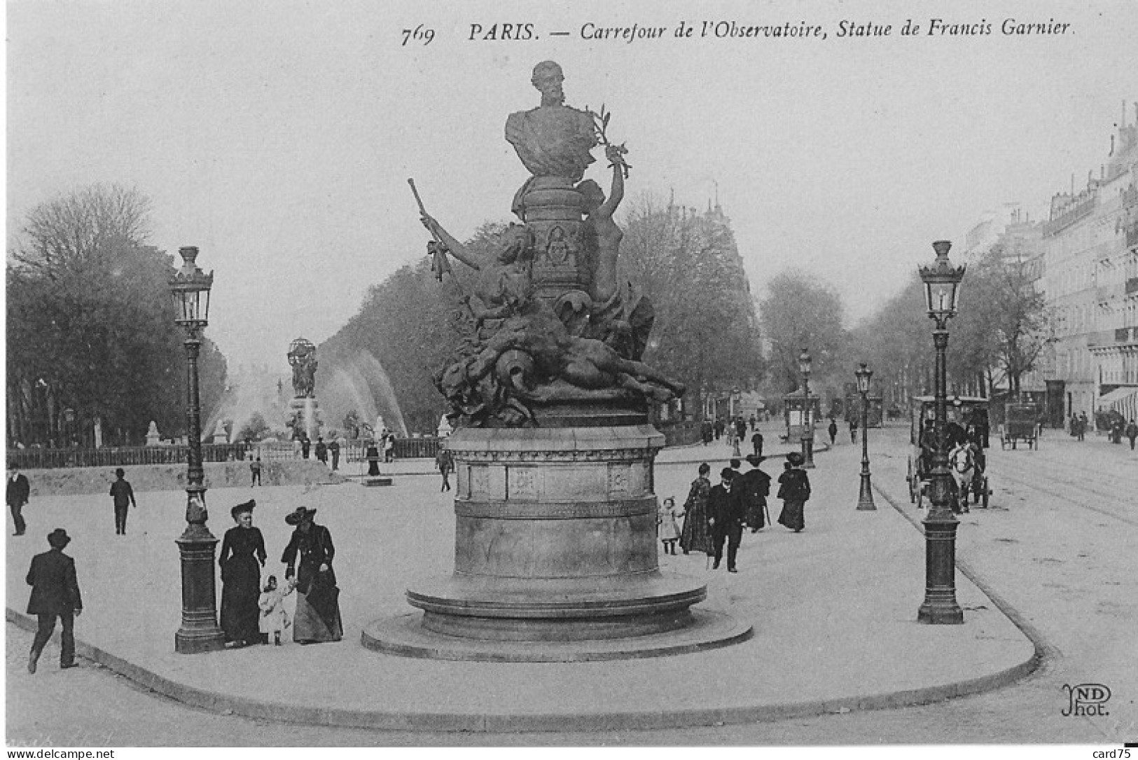 Paris - Carrefour De L'observatoire, Statue De Francis Garnier - Statuen