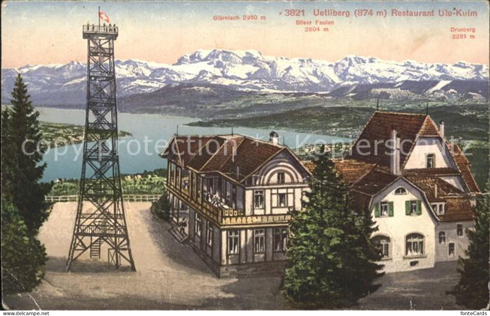 11934587 Uetliberg Zuerich Restaurant Uto Kulm Glaernisch Boeser Faulen Uetliber - Sonstige & Ohne Zuordnung