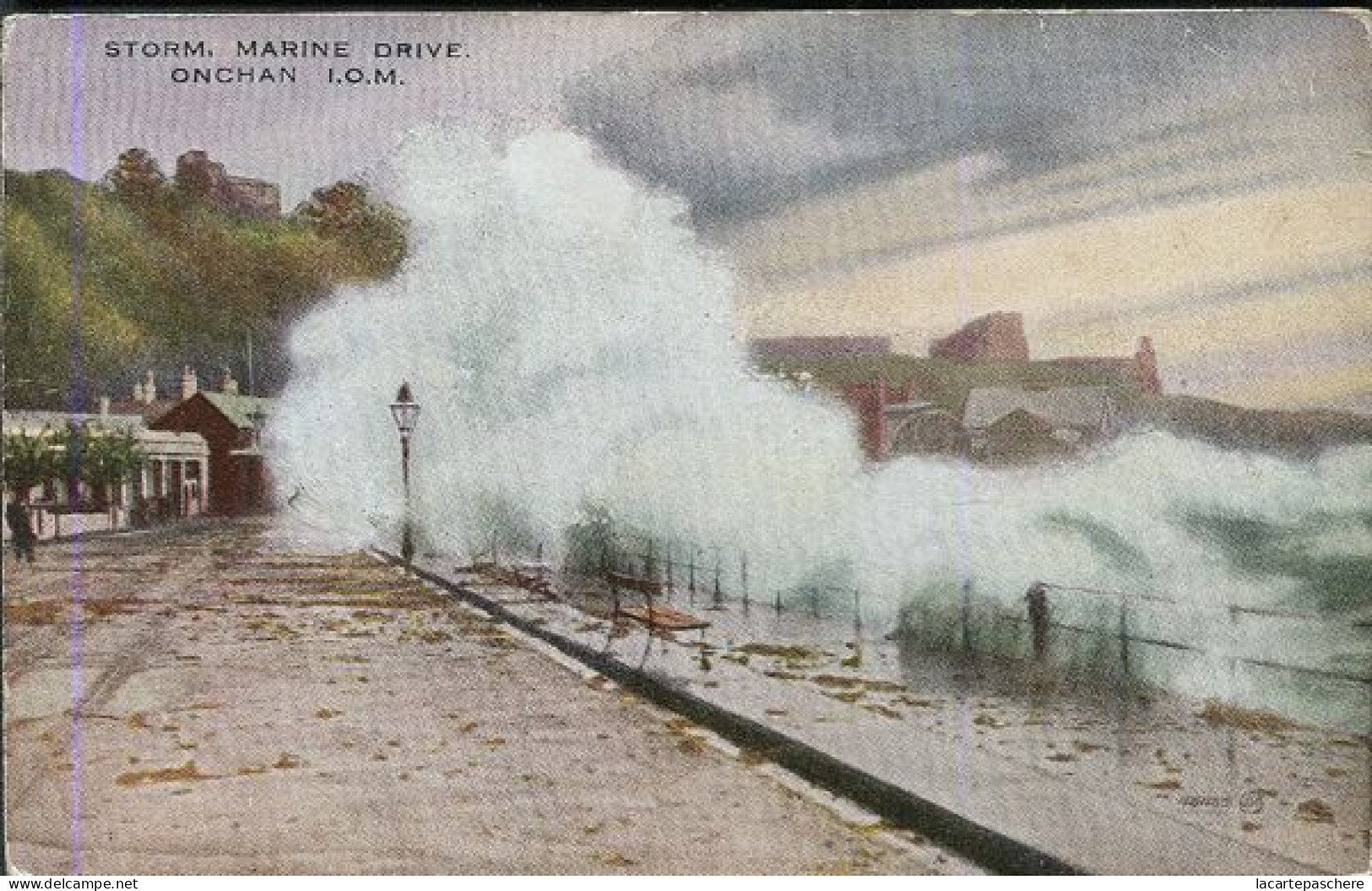 X127856 ROYAUME UNI GREAT BRITAIN ISLE OF MAN ILE DE MAN STORM MARINE DRIVE I. O. M. - Isle Of Man