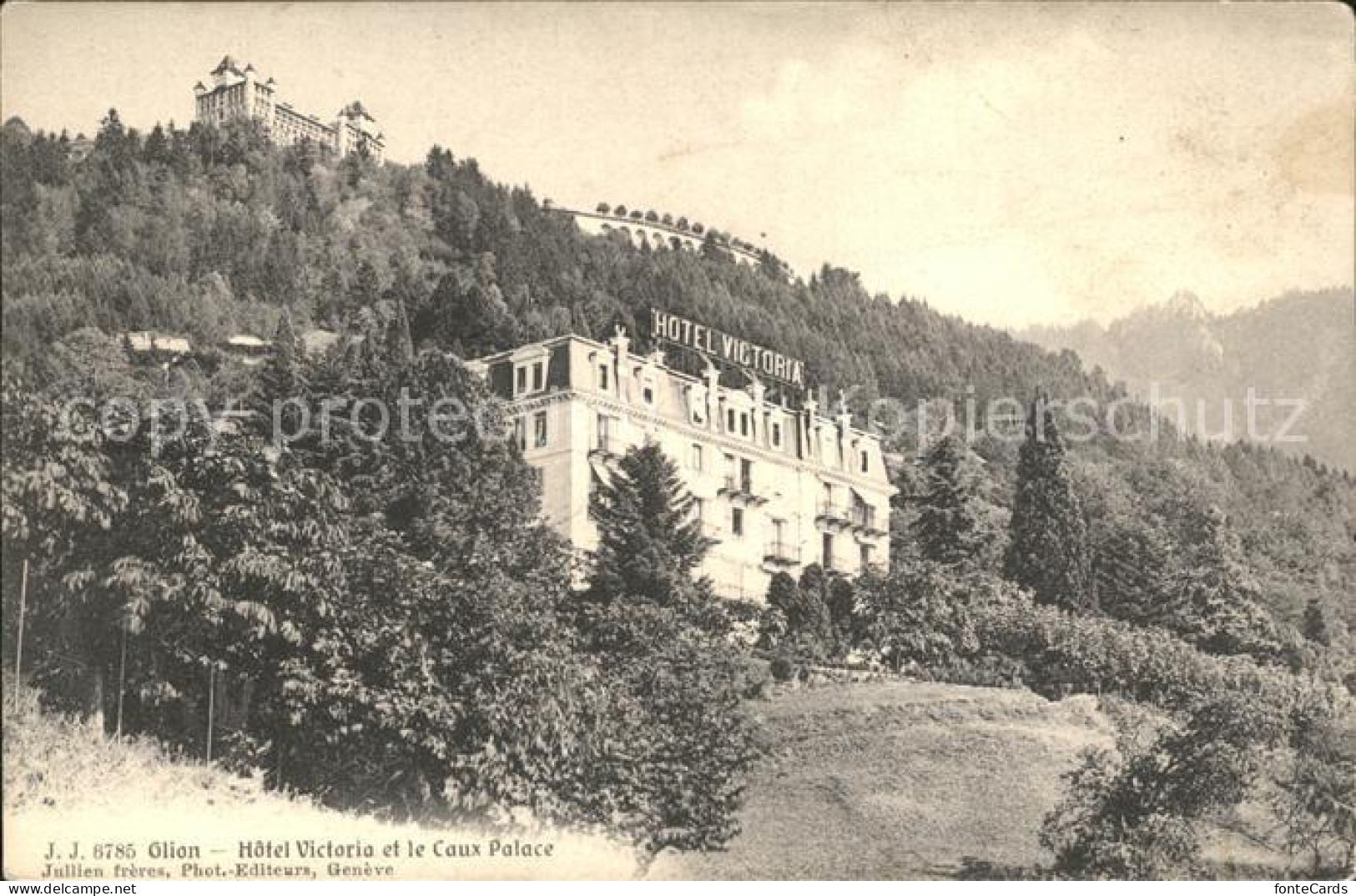 11928377 Glion Hotel Victoria Et La Caux Palace Glion - Sonstige & Ohne Zuordnung