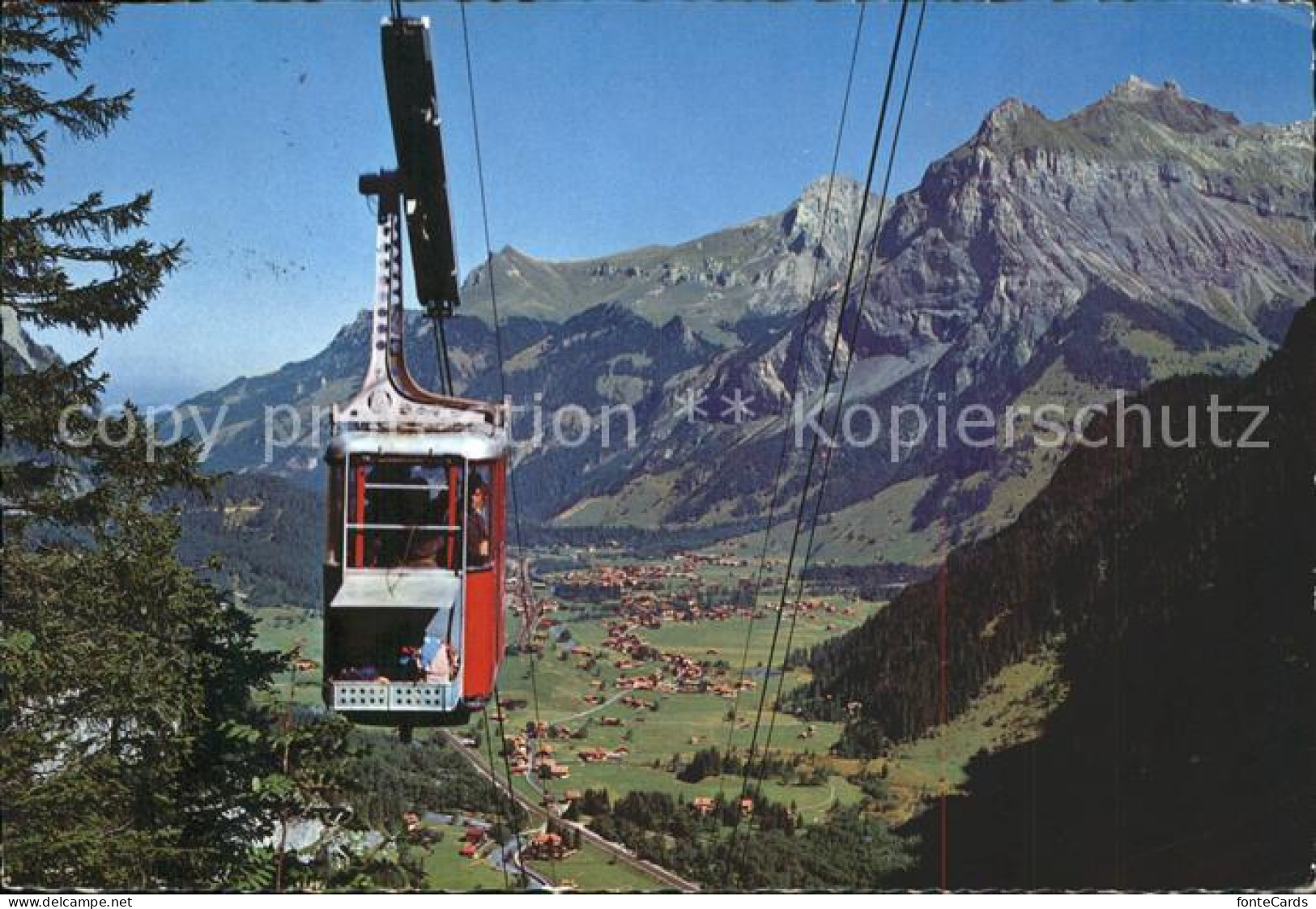 11924587 Kandersteg BE Luftseilbahn Stock Gemmi Birre Zahlershorn Kandersteg - Autres & Non Classés