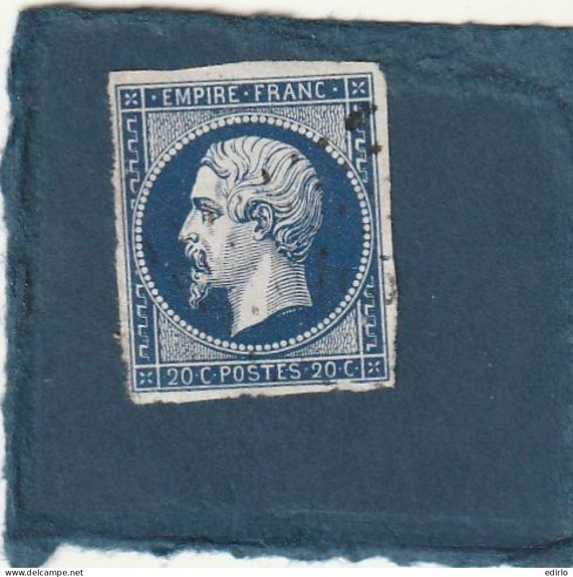 ///   FRANCE /// N° 14 Bleu 20cts  Bleu   Très Foncé - 1853-1860 Napoléon III.