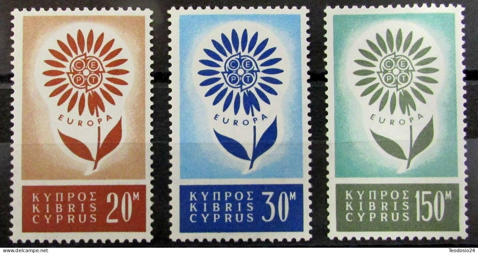 Chipre 1964 Europa 232/234 ** - Unused Stamps