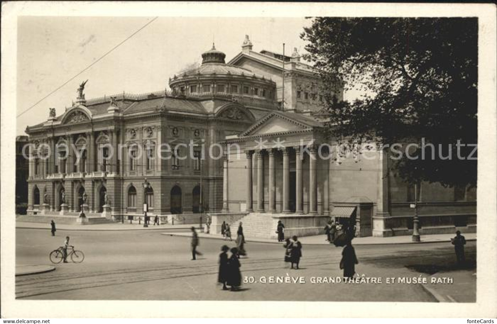 11919247 Geneve GE Grandtheatre Et Musee Rath Geneve - Autres & Non Classés