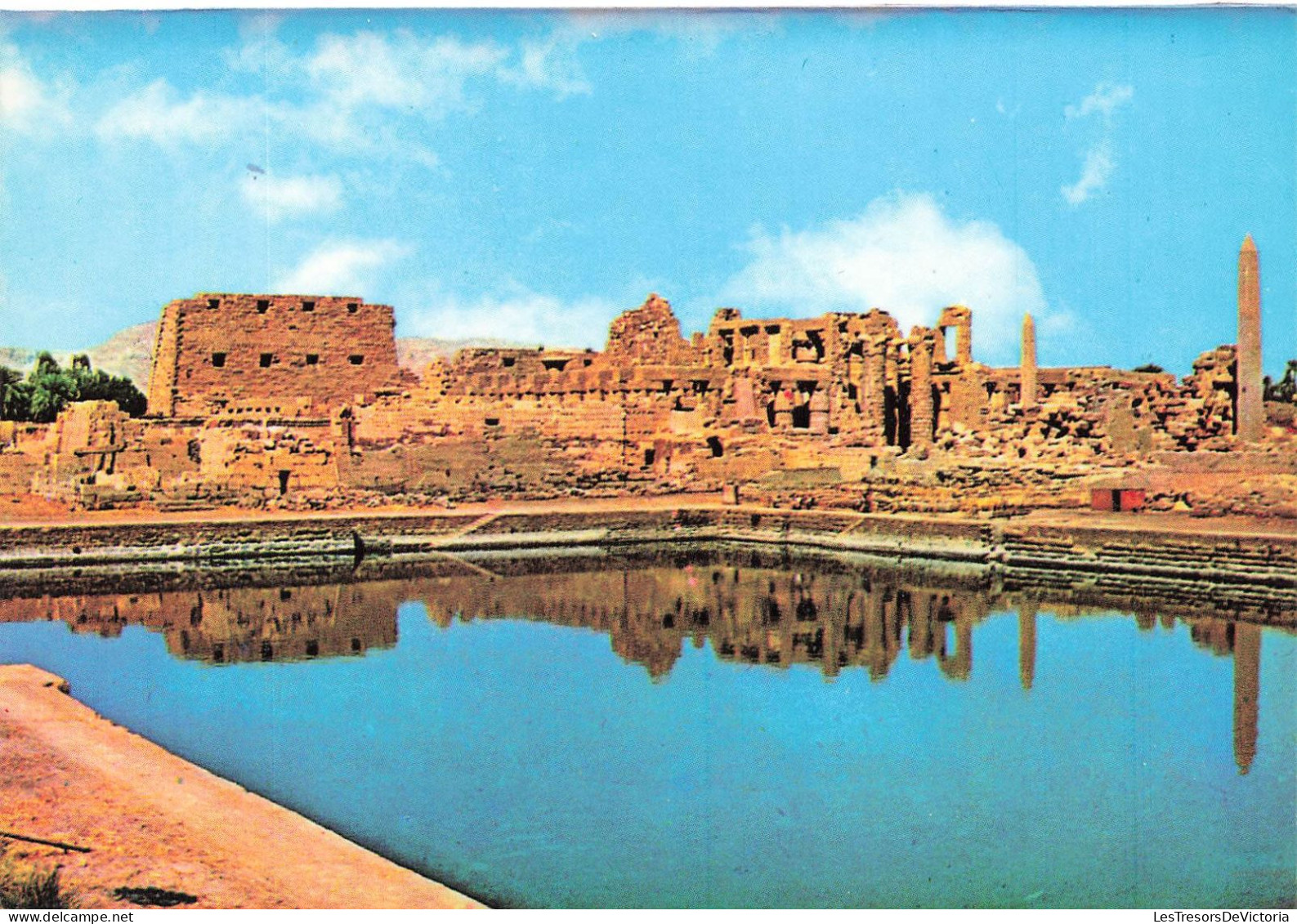 EGYPTE - Karnak - Vue Sur Le Lac Sacré - Colorisé - Carte Postale - Sonstige & Ohne Zuordnung