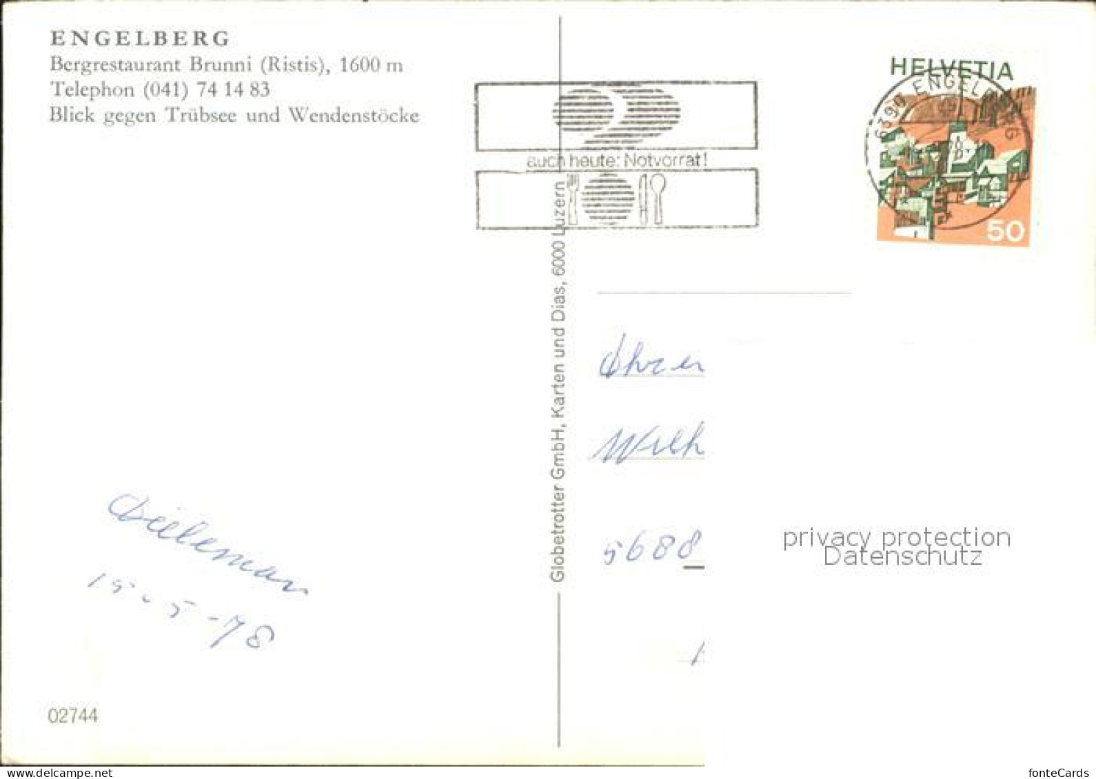 11914967 Engelberg OW Seilbahn Bergrestaurant Brunni Engelberg OW - Sonstige & Ohne Zuordnung