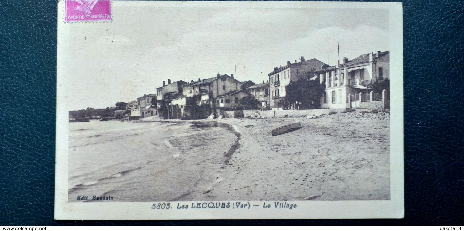 83 , Saint Cyr Sur Mer , Les Lecques ,le Village En 1932 - Saint-Cyr-sur-Mer