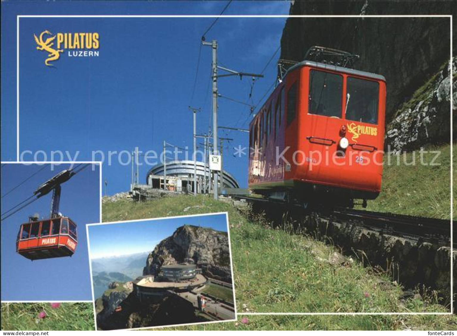 11914877 Pilatus Steilste Zahnradbahn Der Welt Und Seilbahn Pilatus - Altri & Non Classificati