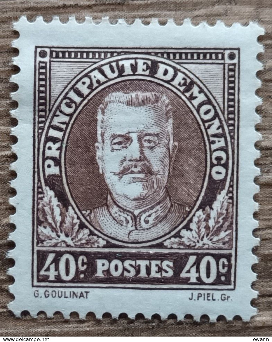 Monaco - YT N°115 - 10e Anniversaire De L'avènement Du Prince Louis II - 1933 - Neuf - Unused Stamps