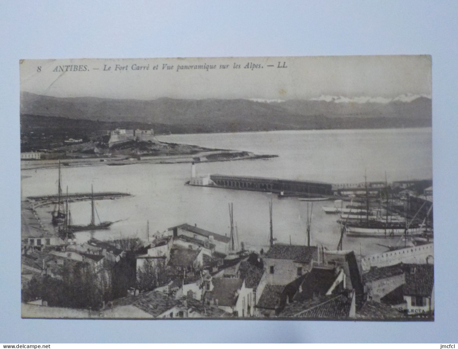 ANTIBES     Le Fort Carré Et Vue Panoramique Sur Les Alpes - Sonstige & Ohne Zuordnung