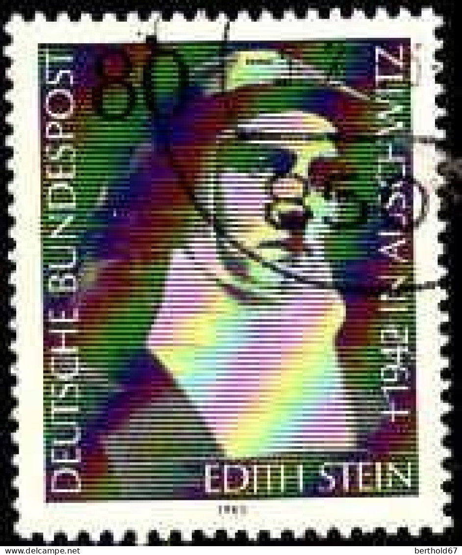 RFA Poste Obl Yv: 994 Mi:1162 Edith Stein (Beau Cachet Rond) (Thème) - Christianity