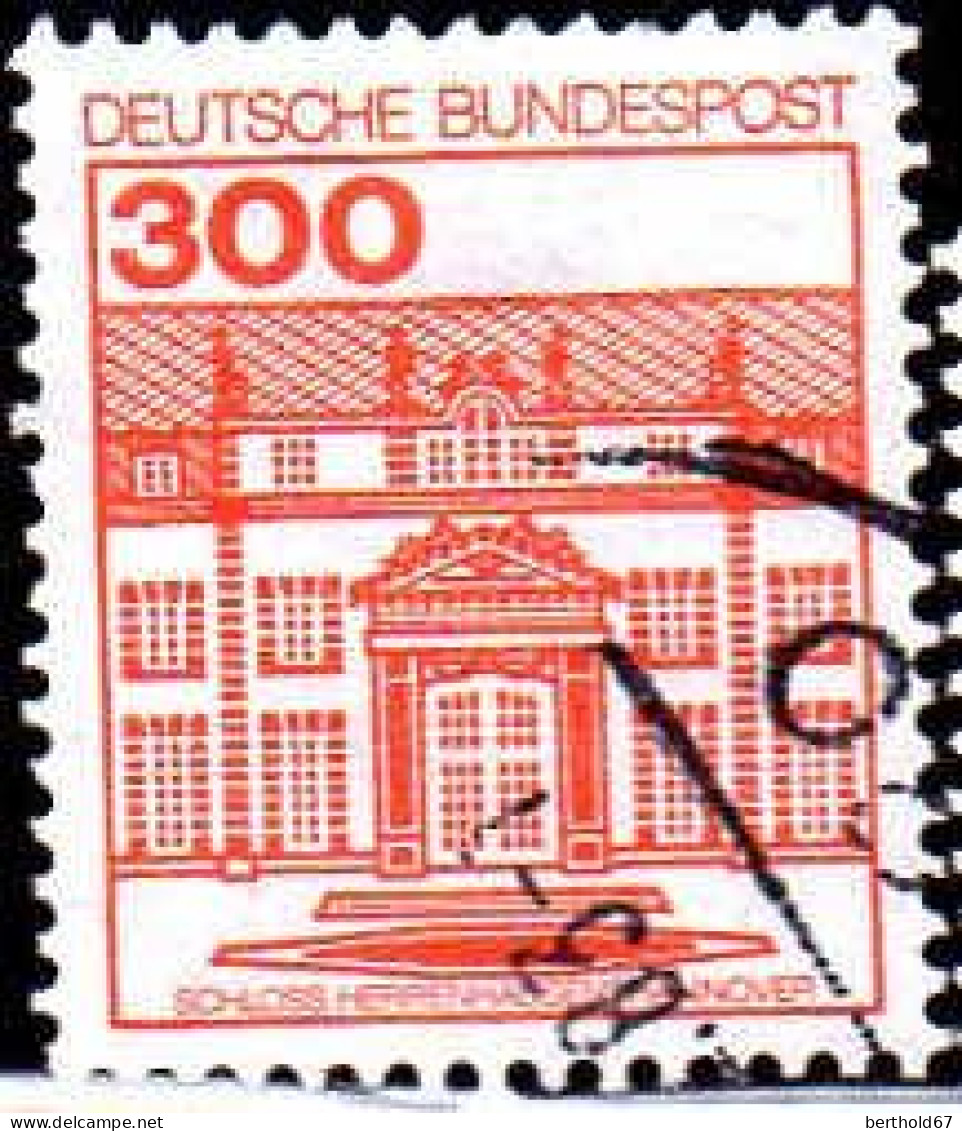 RFA Poste Obl Yv: 971 Mi:1143A1 Schloss Herrenhausen-Hannover (cachet Rond) (Thème) - Schlösser U. Burgen