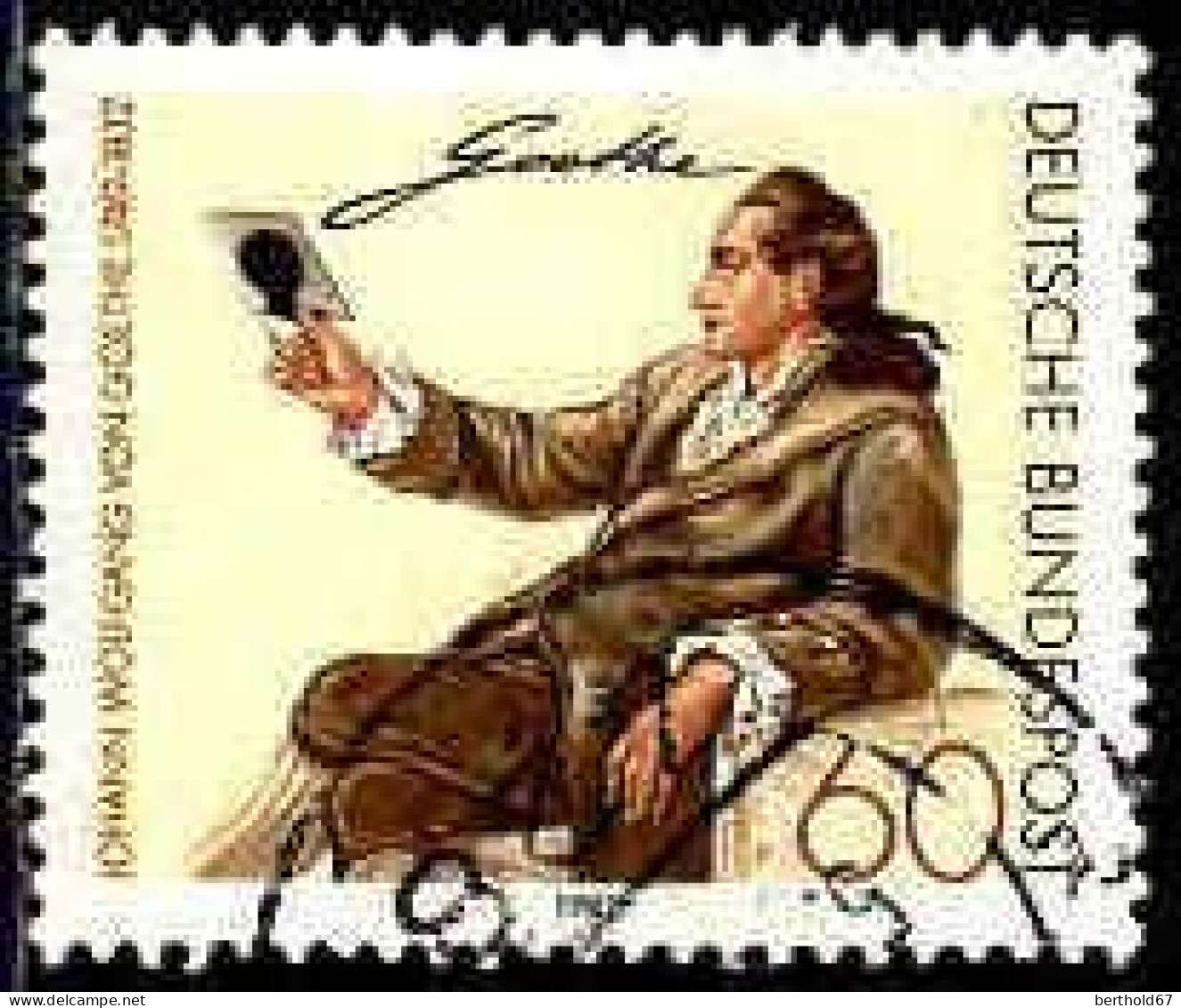 RFA Poste Obl Yv: 953 Mi:1121 Johann Wolfgang Von Goethe (Beau Cachet Rond) (Thème) - Writers