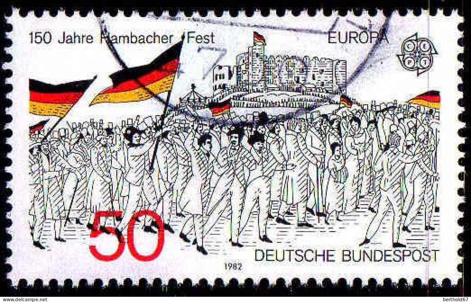 RFA Poste Obl Yv: 962 Mi:1130 Europa Cept Hambacher Fest (cachet Rond) (Thème) - Timbres