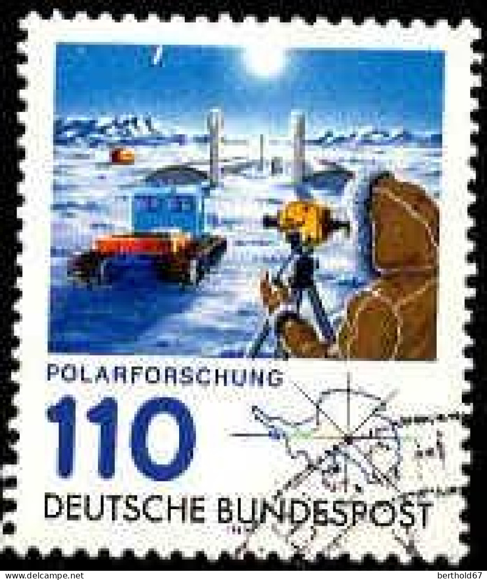 RFA Poste Obl Yv: 932 Mi:1100 Polarforschung (cachet Rond) (Thème) - Sonstige & Ohne Zuordnung