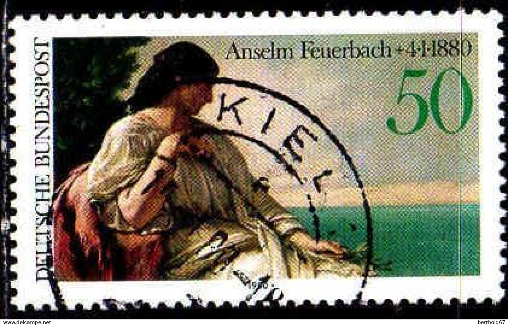 RFA Poste Obl Yv: 881 Mi:1033 Anselm Feuerbach Iphigenie (TB Cachet Rond) (Thème) - Andere & Zonder Classificatie