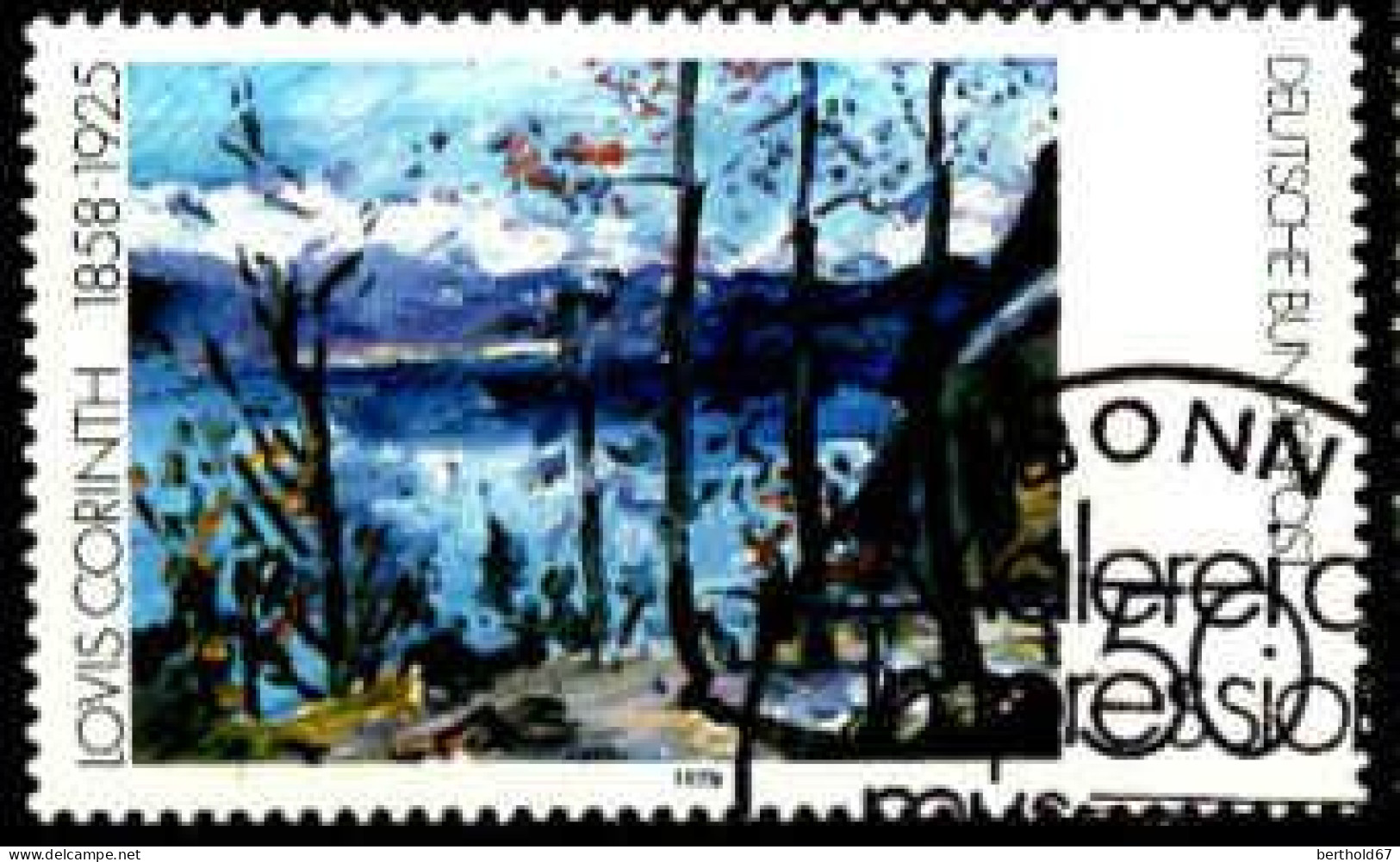 RFA Poste Obl Yv: 837 Mi:986 Lovis Corinth Pâques Au Lac Walchen (TB Cachet Rond) Bonn (Thème) - Moderni