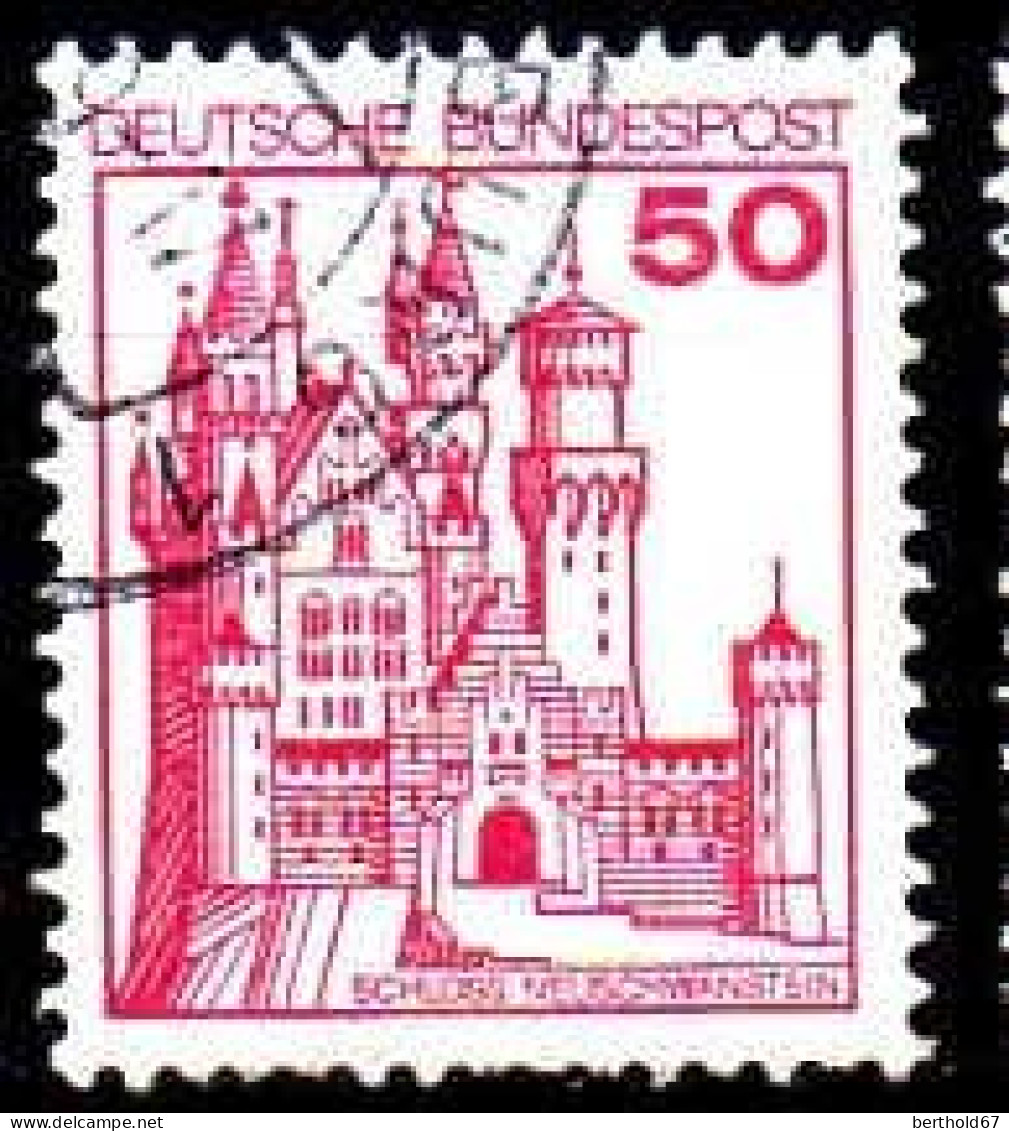 RFA Poste Obl Yv: 764A Mi:916A1 Schloss Neuschwanstein (Beau Cachet Rond) (Thème) - Schlösser U. Burgen