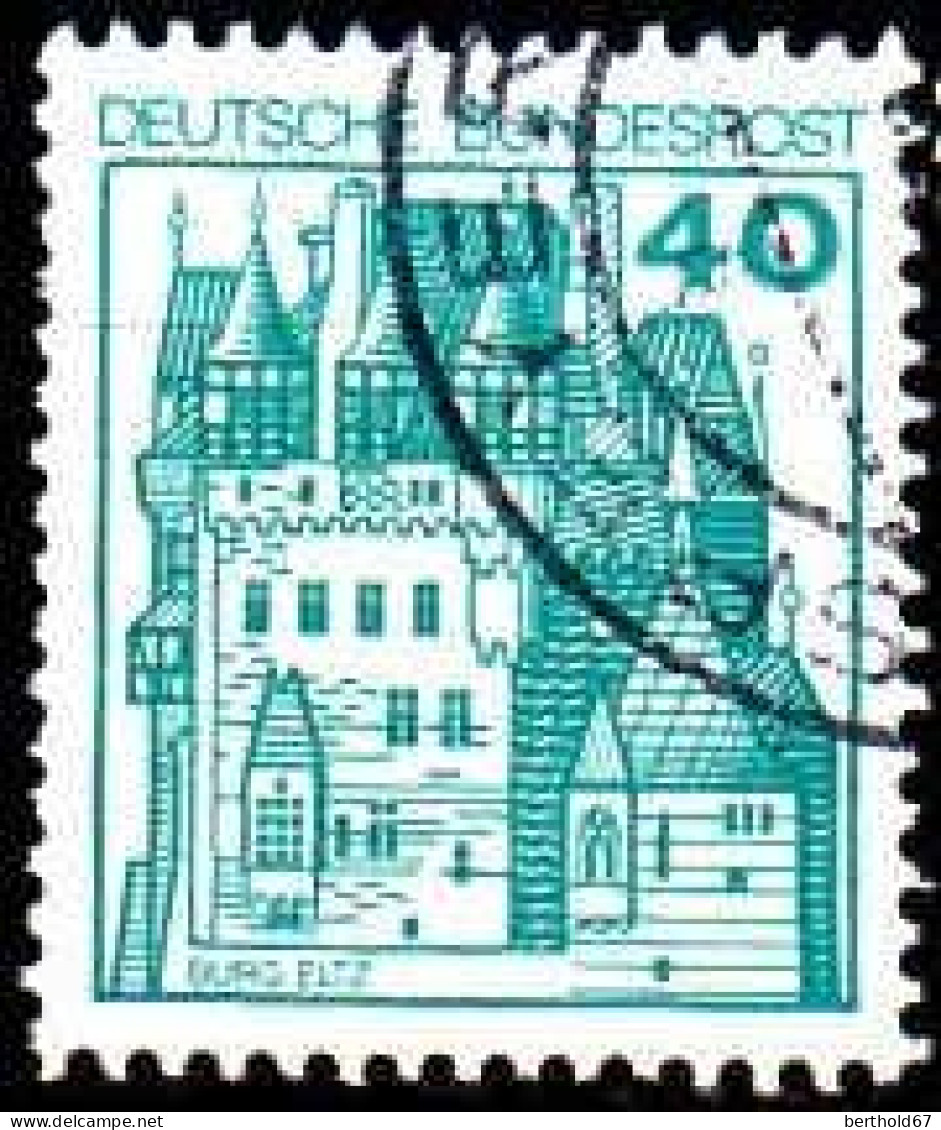 RFA Poste Obl Yv: 764 Mi:915A1 Burg Eltz (Dents Courtes) (Thème) - Kastelen