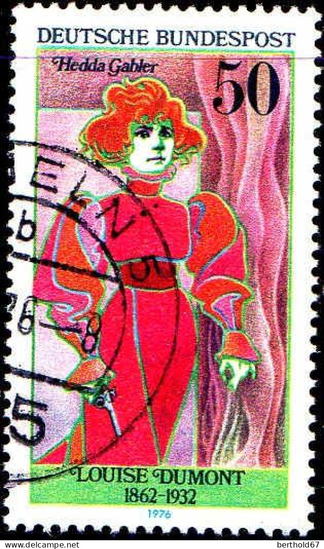 RFA Poste Obl Yv: 759 Mi:910 Louise Dumont (Beau Cachet Rond) (Thème) - Famous Ladies