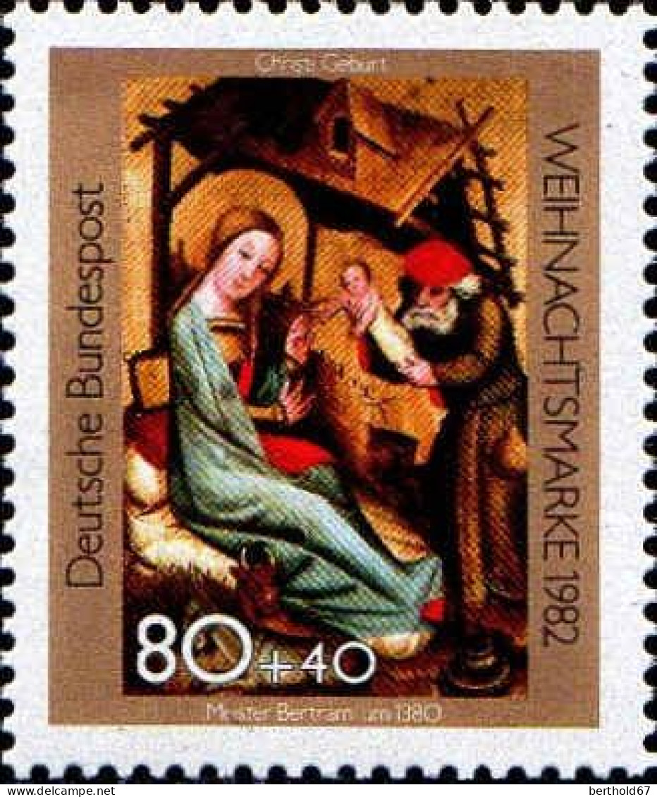 RFA Poste N** Yv: 993 Mi:1161 Weihnachtsmarke Meister Bertram Um 1380 (Thème) - Christianity