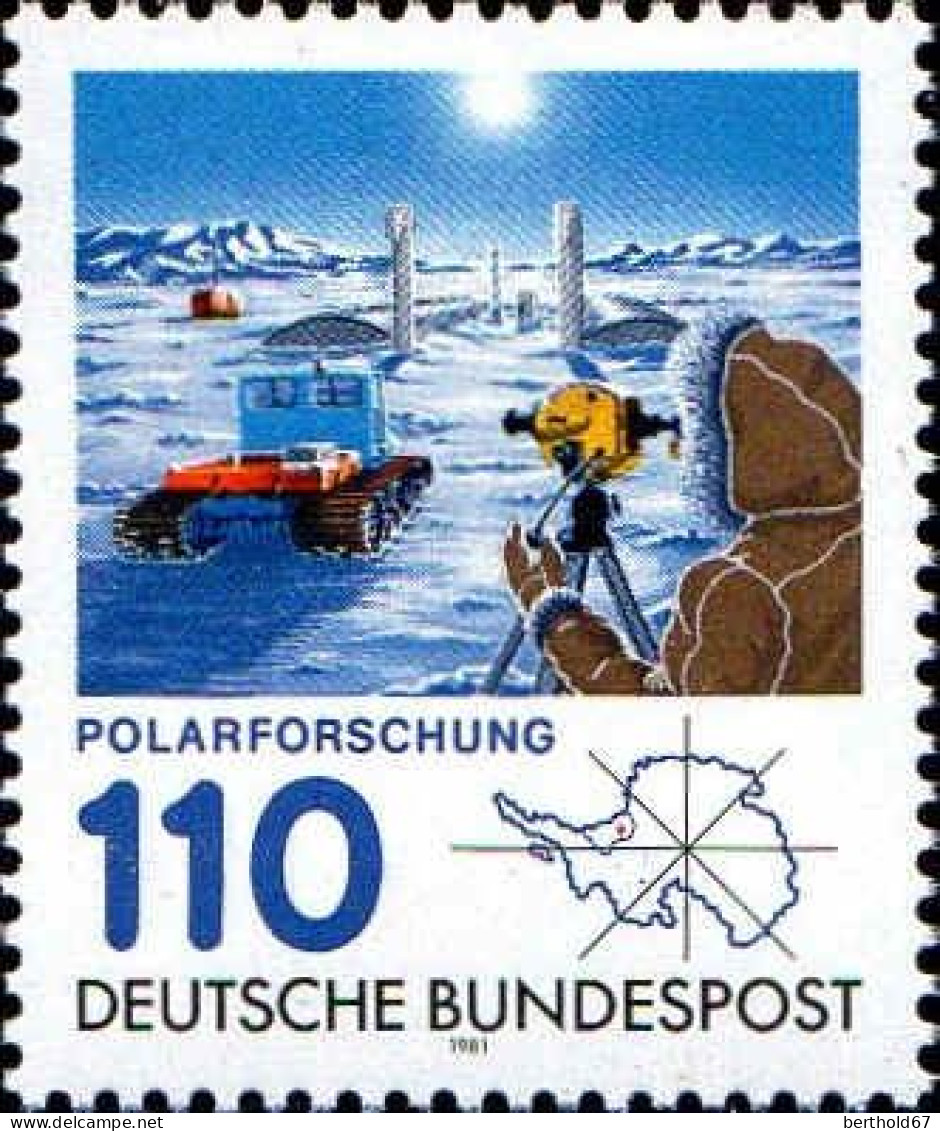 RFA Poste N** Yv: 932 Mi:1100 Polarforschung (Thème) - Autres & Non Classés