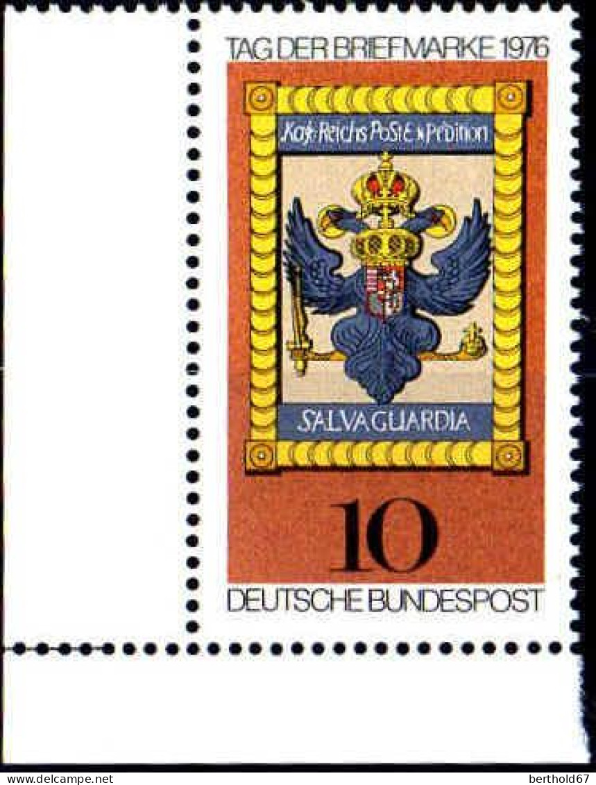 RFA Poste N** Yv: 752 Mi:903 Tag Der Briefmarke Salva Guardia (Coin De Feuille) (Thème) - Stamp's Day