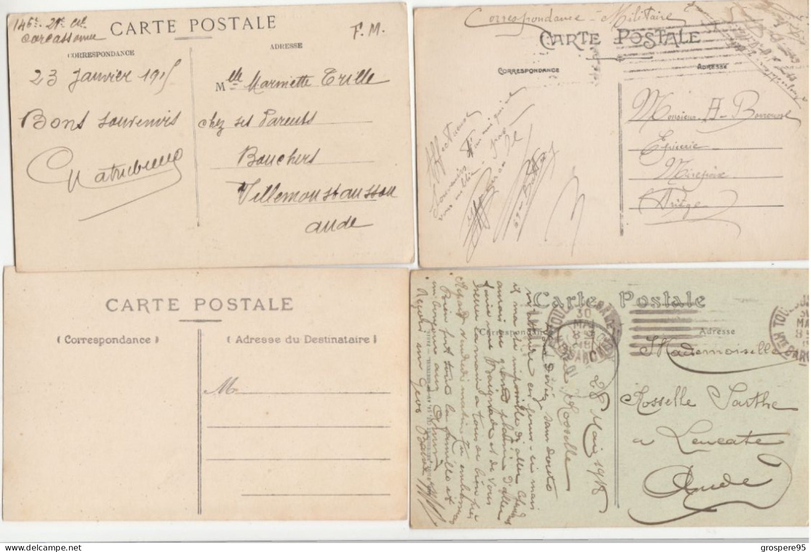 TOULOUSE LOT DE 19 CARTES ANCIENNES - Collezioni E Lotti